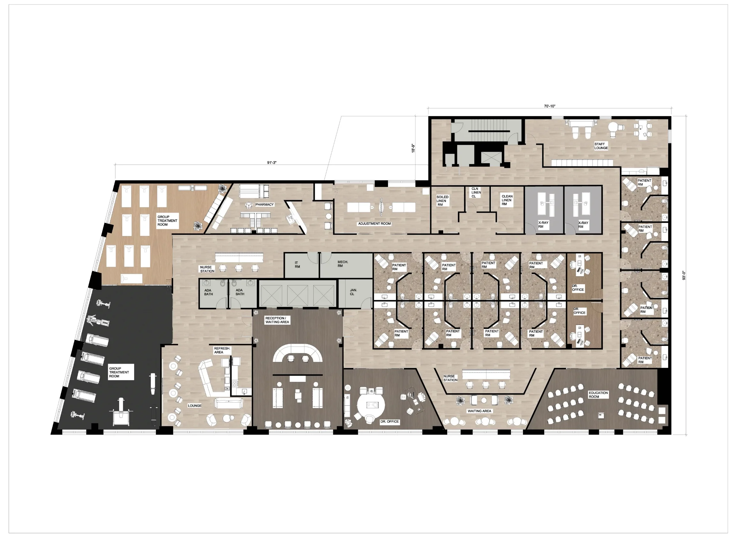 rendered floor plan