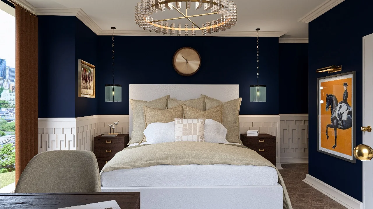 hermes inspired room