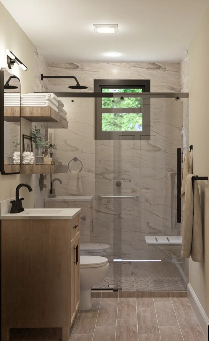caruoso residence bathroom interior design