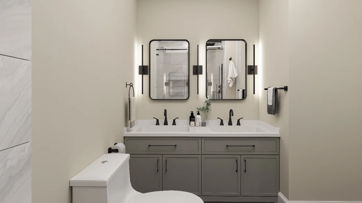 hooper residence interior bathroom project